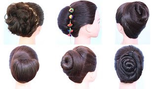 6 Easy and quick hairstyle for summer  cute hair styles for girls [upl. by Rehpinej]