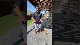 Barefoot on Carvestone Patio texas outdoorliving patio overlay concrete backyard [upl. by Rowena]