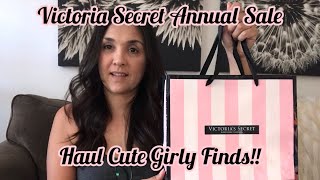 Victoria Secret Semi Annual Sale Haul  Cute Girly Finds [upl. by Nibuz]