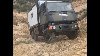 Bucher Duro 6x6 Motorhome OffRoad test drive [upl. by Correna]