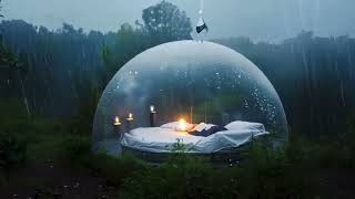 Dormir avec la pluie apaisante sur bulle cocooningthomasdervillez [upl. by Lizzy]