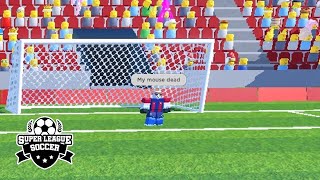 How to be good at goalkeeping in Super League Soccer 100 Real  Super League Soccer Video [upl. by Mae]