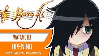 Instrumental WataMote  OP TVsize [upl. by Essex]