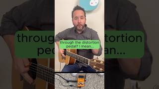 Acoustic Guitar  Distortion Pedal  Awesomeness [upl. by Suiramad]