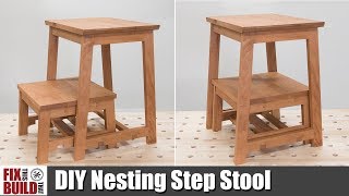 DIY Nesting Step Stool  How to Build [upl. by Feil]