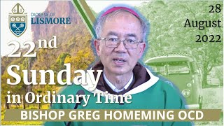 Catholic Mass Today 22nd Sunday in Ordinary Time 28 Aug 2022 Bishop Greg Homeming Lismore Australia [upl. by Ppilihp]