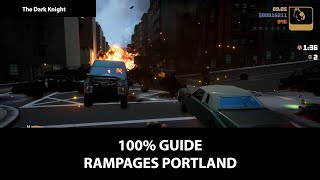 GTA 3 Definitive Edition 100 Guide  Rampages Portland Violenze Portland [upl. by Azeret]