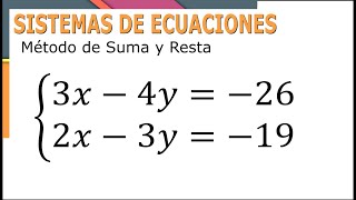 Sistemas de Ecuaciones Suma y Resta  Dos Variables  Ej 02  SimpleAlgebra1 [upl. by Cirillo]