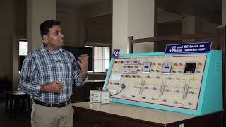 Electrical Machines  LAB  10  OC amp SC TEST ON A SINGLE PHASE TRANSFORMER [upl. by Olnee75]