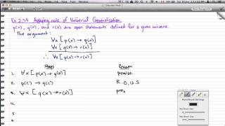 Discrete Math 1  Tutorial 45  Rule of Universal Generalization [upl. by Jacobine]