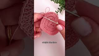 Llavero corazón crochet PARTE 4 crochettutorial tejer comotejer youtubeshorts [upl. by Einitsed]