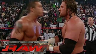 Randy Orton Spits on Triple H Pt2 RAW Aug 232004 [upl. by Ganiats230]