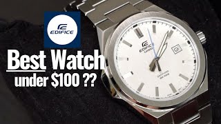 Casio Edifice EFB108D7AV Analog Quartz WatchUnboxReview [upl. by Roleat931]