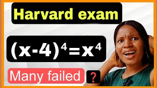 A Harvard Exam Can you solve for x [upl. by Joye42]