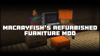 MrCrayfishs Refurbished Furniture Mod BETA minecraft mod [upl. by Janeva534]