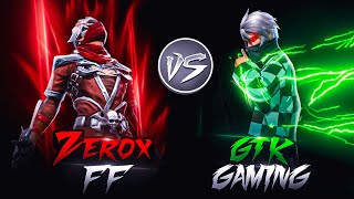 Zerox FF📲 Vs ​ GTK GAMING 🖥️  Fight of Nepali🇳🇵 Fastest Players⚡️ [upl. by Varick109]