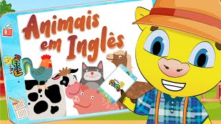 Animais em Inglês  Som dos Animais  Animais da Fazenda [upl. by Tehc]