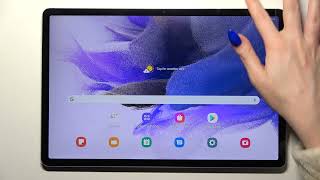 How to Switch OnOff Screen Rotation in SAMUSNG Galaxy Tab S7 FE – Set Up Screen Rotation [upl. by Nahtam]