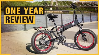 The Cheapest Folding eBike One Year Later Foldable Bafang 750W Samsung 48V electric bicycle [upl. by Eeniffar]