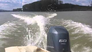 Temerar 575 Cabin  Yamaha 4stroke 60HP Holeshot [upl. by Zoellick]