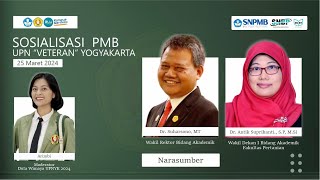 SOSIALISASI PENERIMAAN MAHASISWA BARU UPN VETERAN YK TH 2024 EPISODE 1 [upl. by Roth]