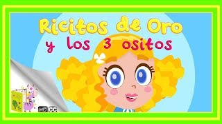 Cuentos Infantiles Ricitos de Oro y los 3 Ositos En Español [upl. by Anayaran]