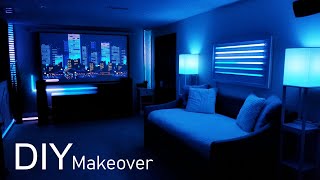 2023 Ultimate Gaming Room Makeover  Chill Space Transformation  DIY Video [upl. by Eevets442]