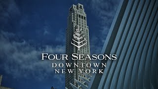 Four Seasons Hotel New York Downtown  An In Depth Look Inside [upl. by Anelehs]