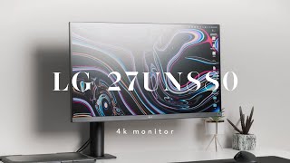 Review LG Ultrafine 27UN880 4k Monitor [upl. by Ttessil]