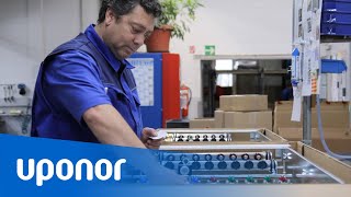 Uponor Comfort Port are preassembled manifolds to save time and costs [upl. by Tyree]