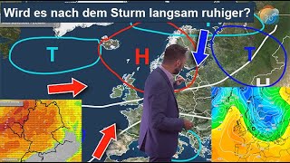 Mittel amp Langfrist bis in den Spätherbst Wird es nach dem Sturm in den kommenden Wochen ruhiger [upl. by Jacquet323]