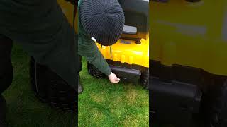 Stiga 398 Tornado  Pt4  Moving mower when engine cut off [upl. by Emmey698]