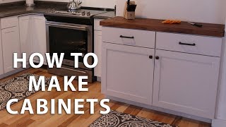 How to Make DIY Kitchen Cabinets [upl. by Jackie]