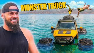 Testing My Monster Truck to See if it Floats [upl. by Enirehtacyram]