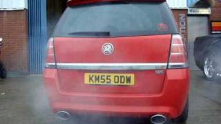 Vauxhall Zafira VXR Exhaust by Cobrasportcom [upl. by Michaella]