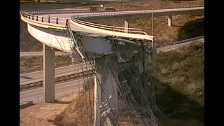 Northridge Earthquake 1994 Unedited Footage [upl. by Packer920]