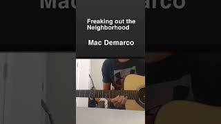 Freaking out the Neighborhood  Mac DeMarco  acoustic cover [upl. by Shoshana307]