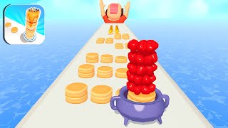 PANCAKE RUN🥞🥯🥞All Levels Gameplay Walkthrough Androidios [upl. by Briana]