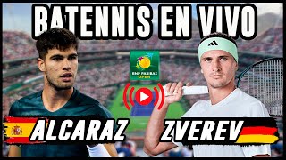 Carlos Alcaraz vs Alexander Zverev  Indian Wells 2024  Reaccionando en vivo [upl. by Niwled]