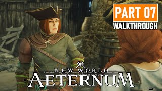 New World Aeternum Playthrough Part7  Main Quest Walkthrough  Hiro6T [upl. by Alroy371]