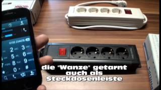 Abhören mit dem Handy Abhörgeräte Spionage Audioüberwachung Gsm Wanze [upl. by Norean]