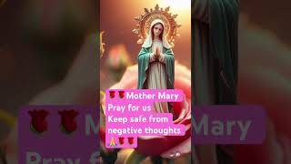 Mother Mary pray for us🌹rosary youtubeshorts reels trending youtuber ourladyoftherosarylove [upl. by Chavaree]