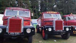 RAW FOOTAGE Scampston steam rally 2024 wagons [upl. by Noseaj]