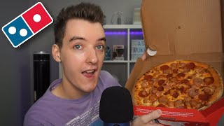 ASMR Dominos Pizza Mukbang [upl. by Devora415]