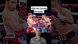 Hija de Canelo llora por ver a Canelo vs Khan boxing boxeomexicano caneloalvarez canelo boxing [upl. by Randy229]