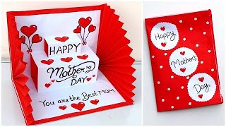 DIY Mothers day pop up card 2024  Beautiful Handmade Mothers day greeting card [upl. by Odareg]