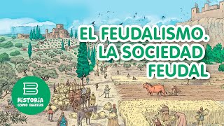 ¿QUÉ ES EL FEUDALISMO Y CÓMO ERA LA SOCIEDAD FEUDAL en 10 min 🎠 ⚔️  Plena Edad Media [upl. by Jessy]