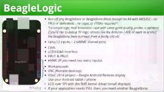 BeagleLogic Introduction  A 2014 Google Summer of Code Project with BeagleBoardorg [upl. by Muller562]