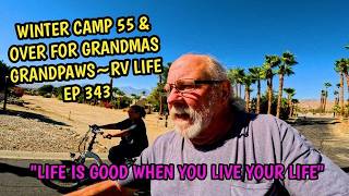 WINTER CAMP FOR GRANDMAS amp GRANDPAWS 55 amp OVER RV AND GOLFRV LIFE EP 343 [upl. by Ahsirak]