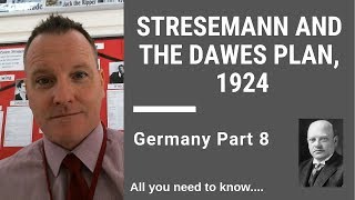 Stresemann and the Dawes Plan1924 [upl. by Wende]